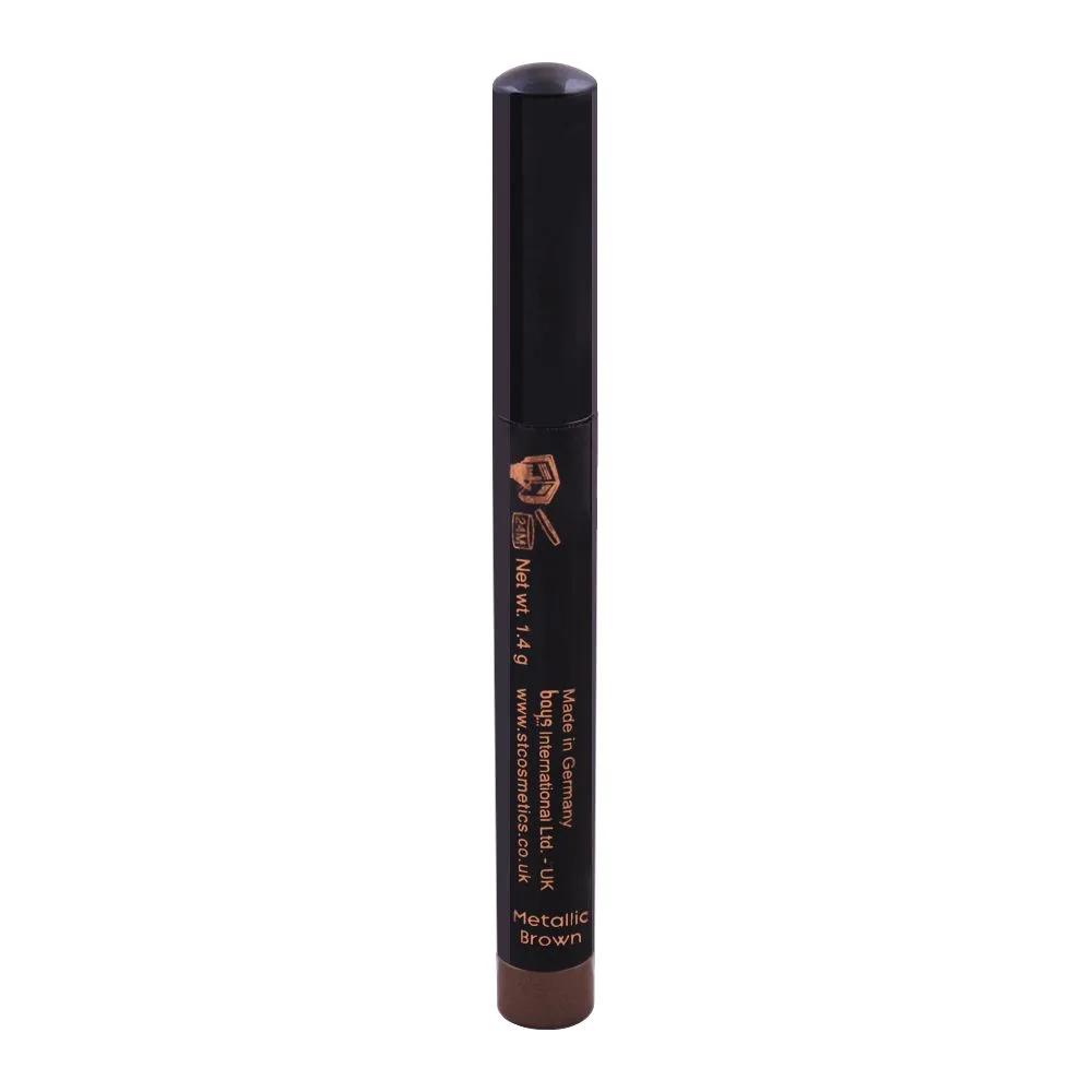 ST London Eyematic 24Hrs Creamy Eyeshadow, Metallic Brown packaging image