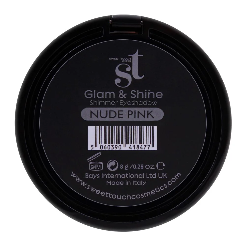 ST London Glam & Shine Shimmer Eyeshadow, Nude Pink, Paraben Free & Long Lasting packaging image