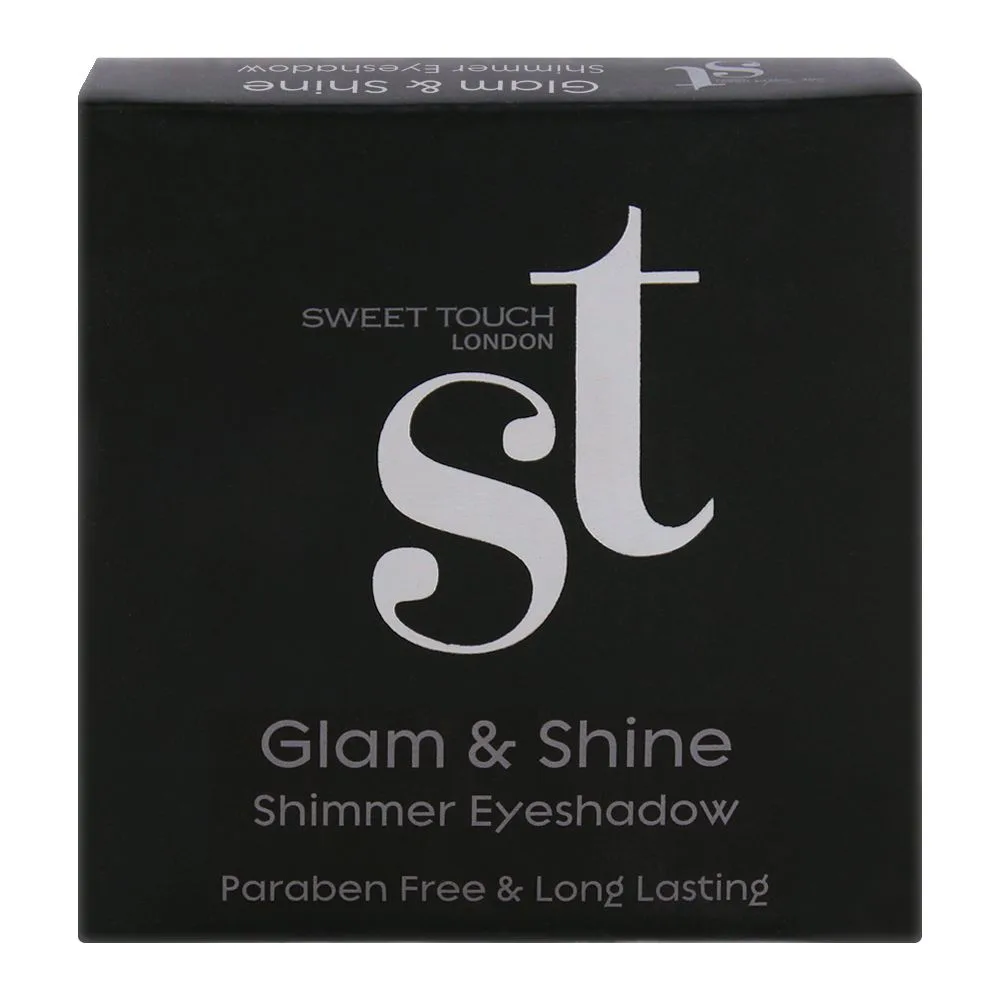 ST London Glam & Shine Shimmer Eyeshadow, Pink Freeze, Paraben Free & Long Lasting product texture detail