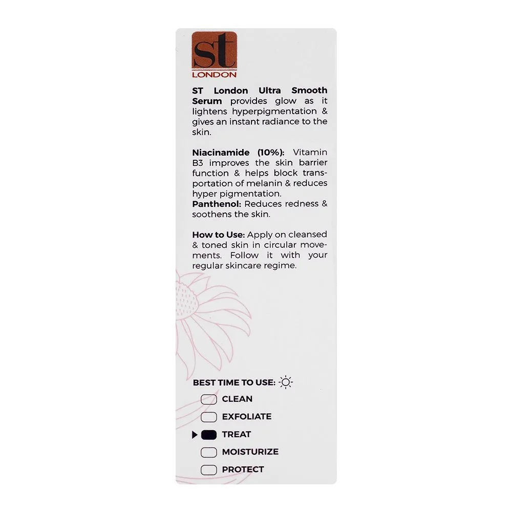 Comfortable casual st london niacinamide 10% with vitamin c ultra smooth serum, 30ml