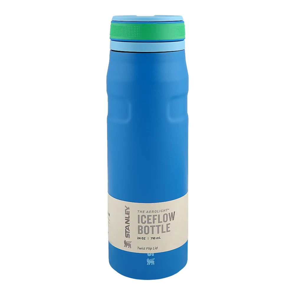 Stanley The Aerolight Ice Flow Stainless Steel Bottle, Blue, 710ml, BPA Free, 10-11284-081