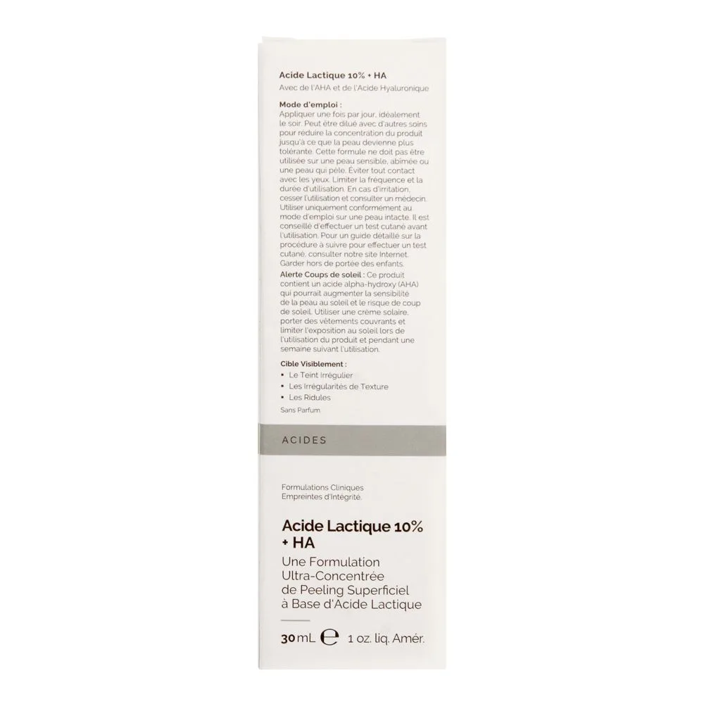 Comfortable casual t.o. 10% + ha lactic acid, 30ml