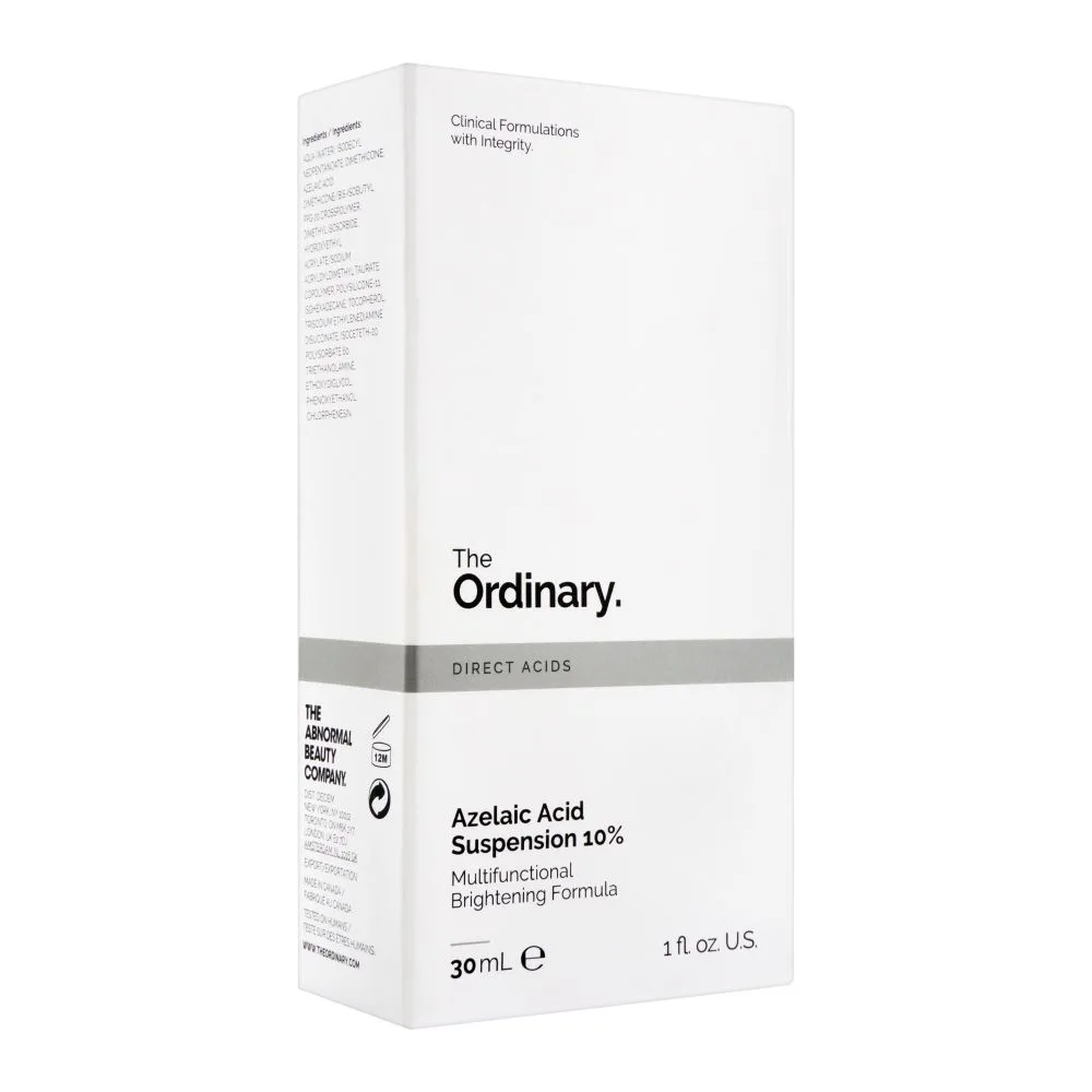 Side view of t.o. azelaic acid suspension 10%, 30ml