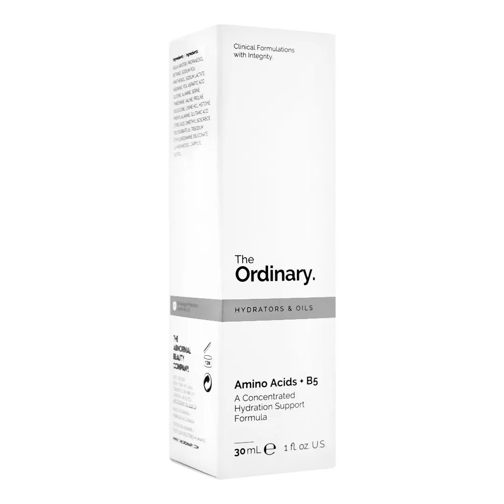 Side view of t.o. hydrators & oils amino acids + b5, 30ml