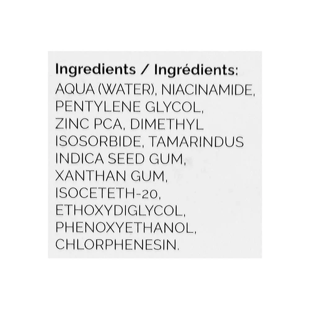 Comfortable casual t.o. niacinamide, 10% + zinc 1% 60ml