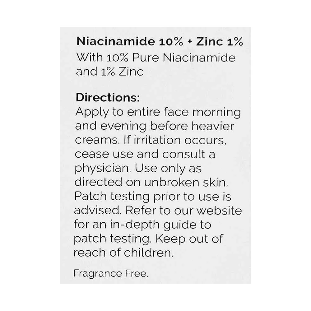 Premium everyday wear t.o. niacinamide, 10% + zinc 1% 60ml