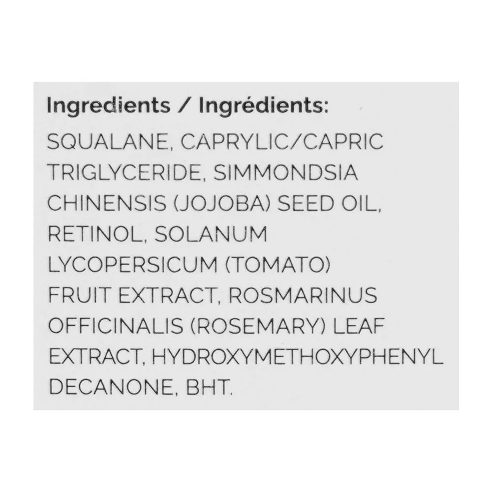 Comfortable casual t.o. retinol 1% in squalene serum, anti-aging, for all skin types, 30ml