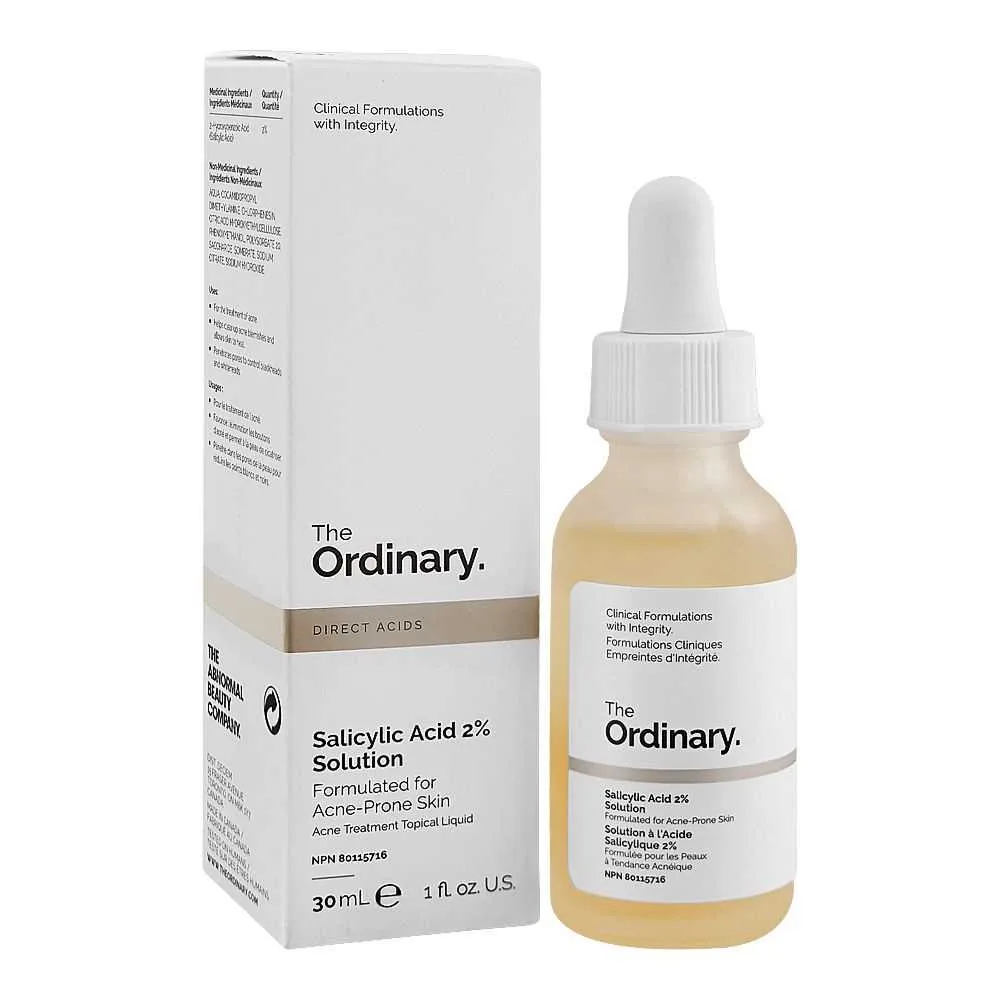 T.O. Salicylic Acid 2% Solution, For Acne-Prone Skin, 30ml