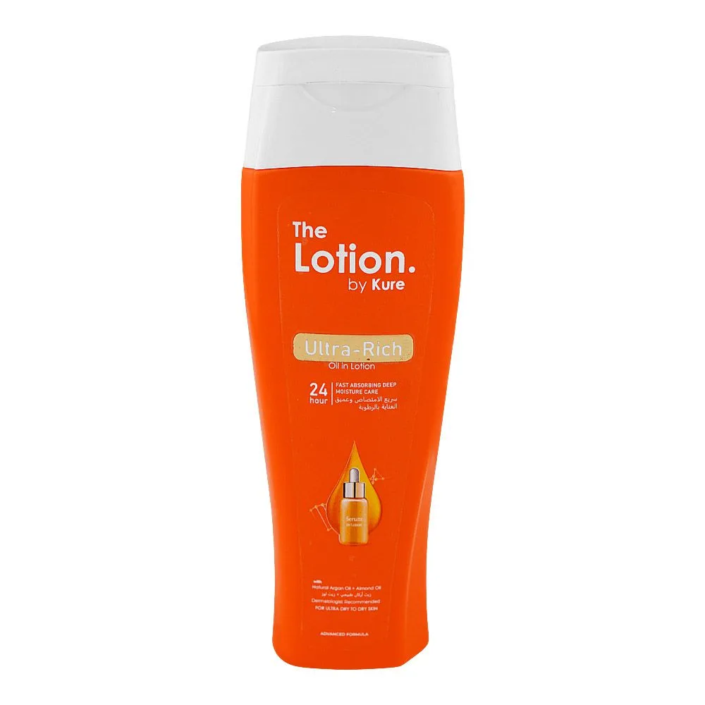 The Lotion By Kure Ultra-Rich Oil Body Lotion, For Ultra Dry Skin, 225ml