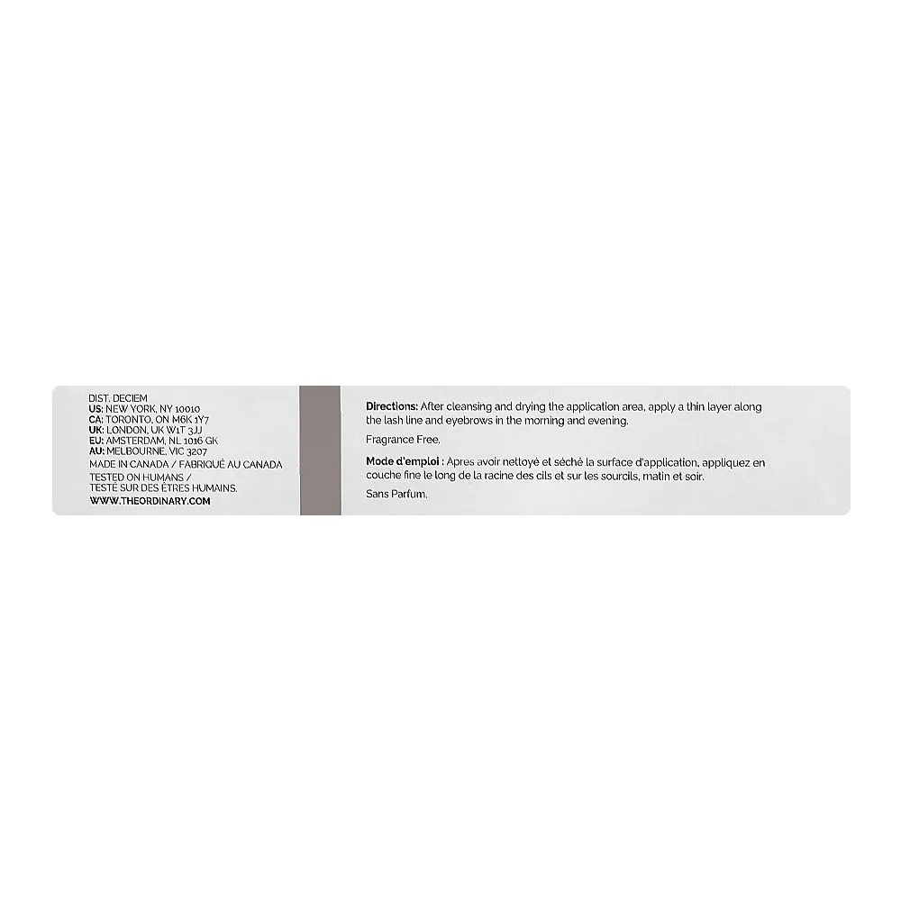 Comfortable casual the ordinary multi-peptide fragrance free, lash & brow serum, 5ml