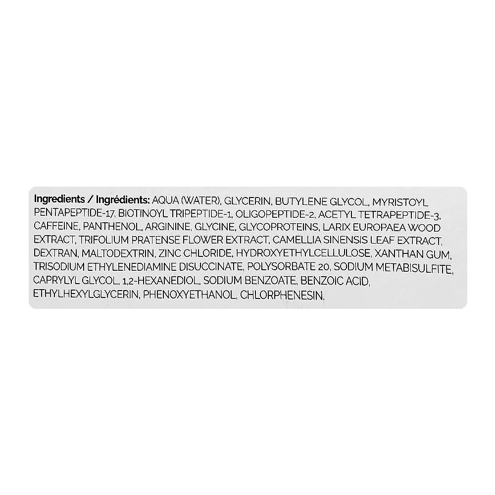 Close-up design of the ordinary multi-peptide fragrance free, lash & brow serum, 5ml