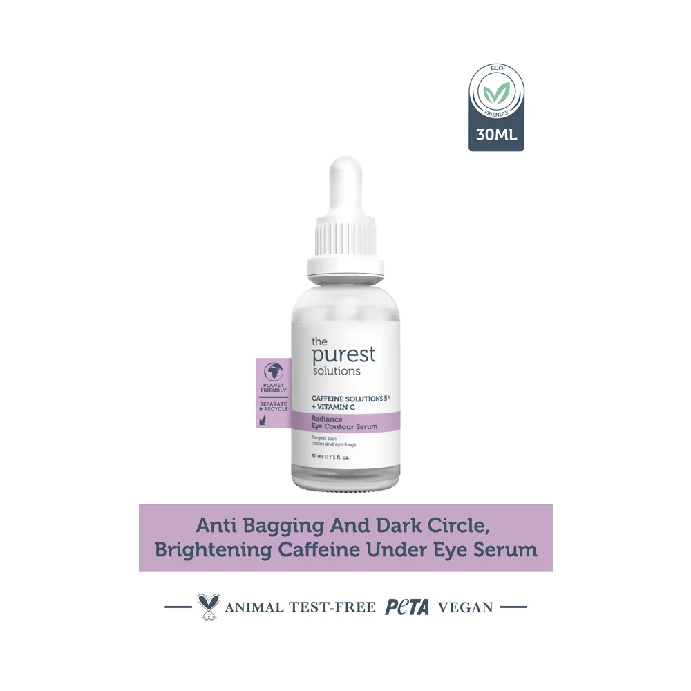 The Purest Solutions Caffeine Solutions 5%+Vitamin C Radiance Eye Contour Serum 30ml
