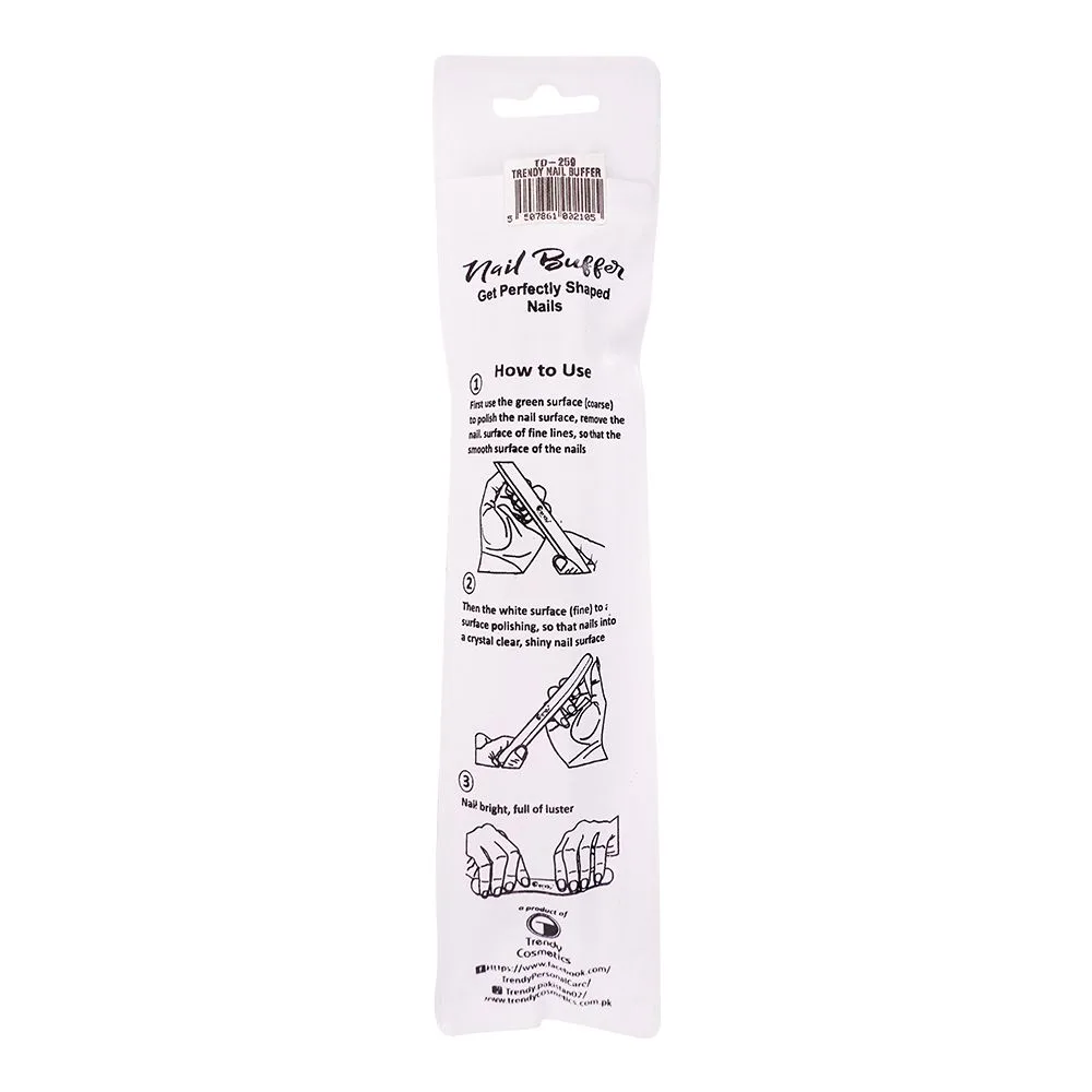 Premium everyday wear trendy 7-in-1 cylender nail buffer td-259