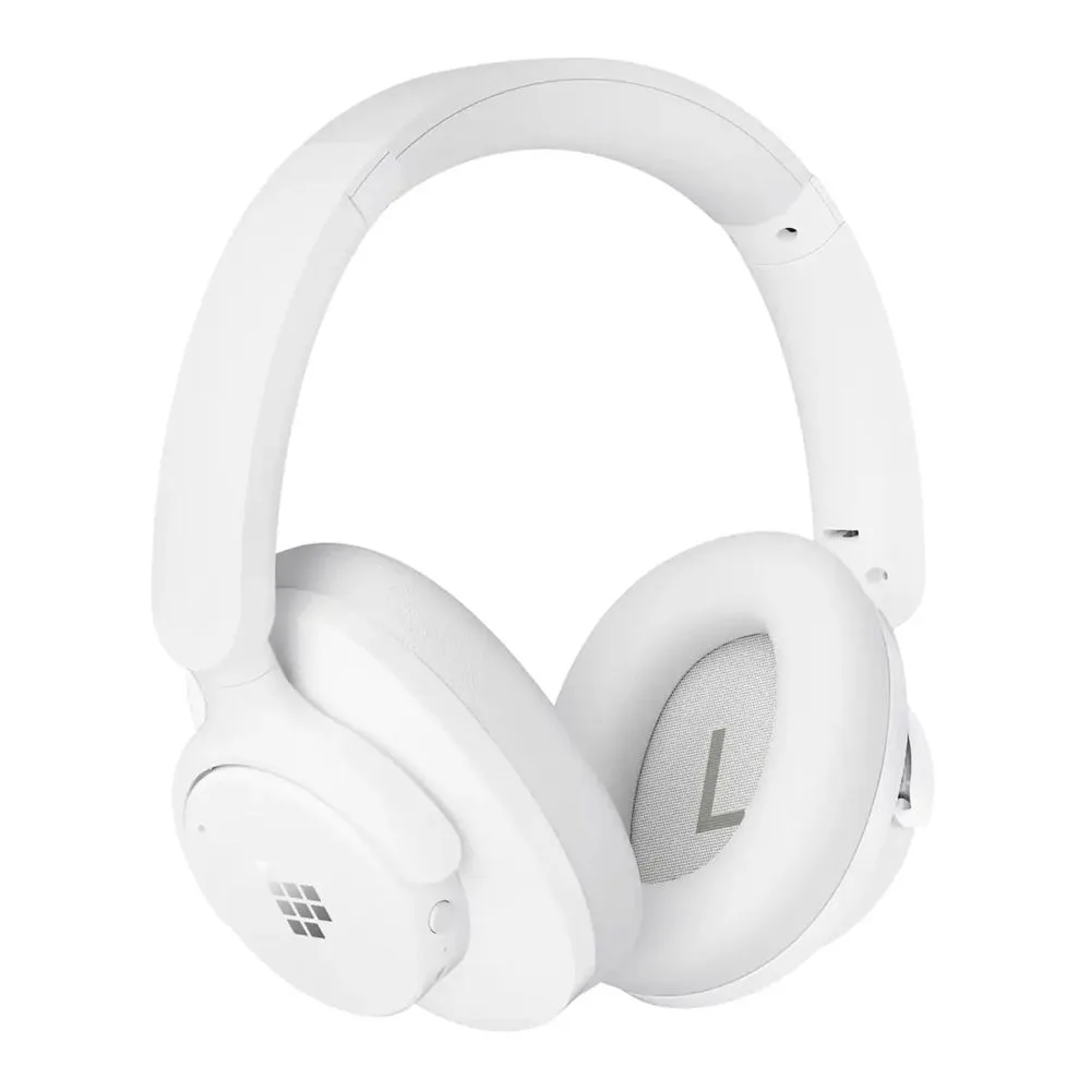 Tronsmart Sounfii Q20S Hybrid Active Noise Cancellation Wireless Headphones, 60 Hours Playtime, White