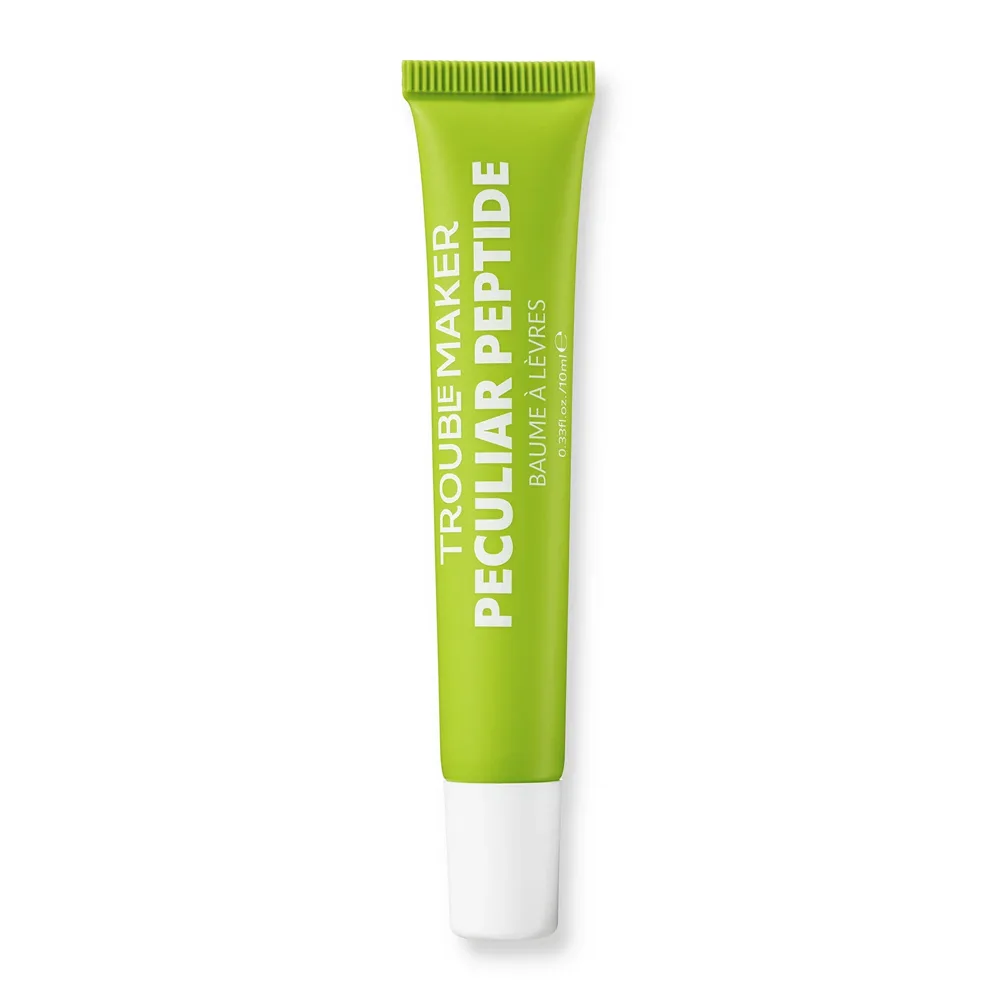 Trouble Maker Peculiar Peptide Lip Balm, Vitamin E, Jojoba Oil, Mint Choc Chip, 10ml