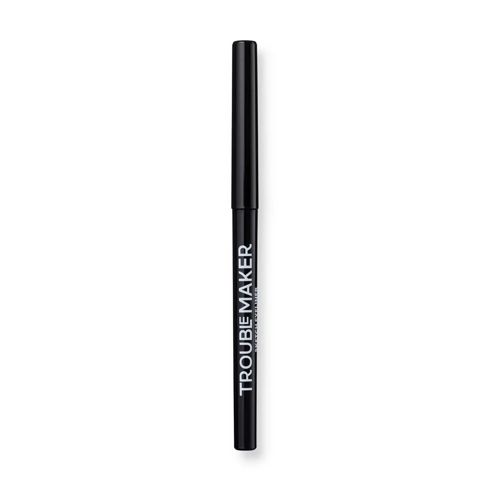 Side view of trouble maker sketch mechanical gel liner, black