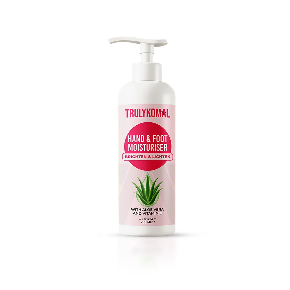 Truly Komal Aloe Vera And Vitamin E Hand & Foot Moisturiser 200ml