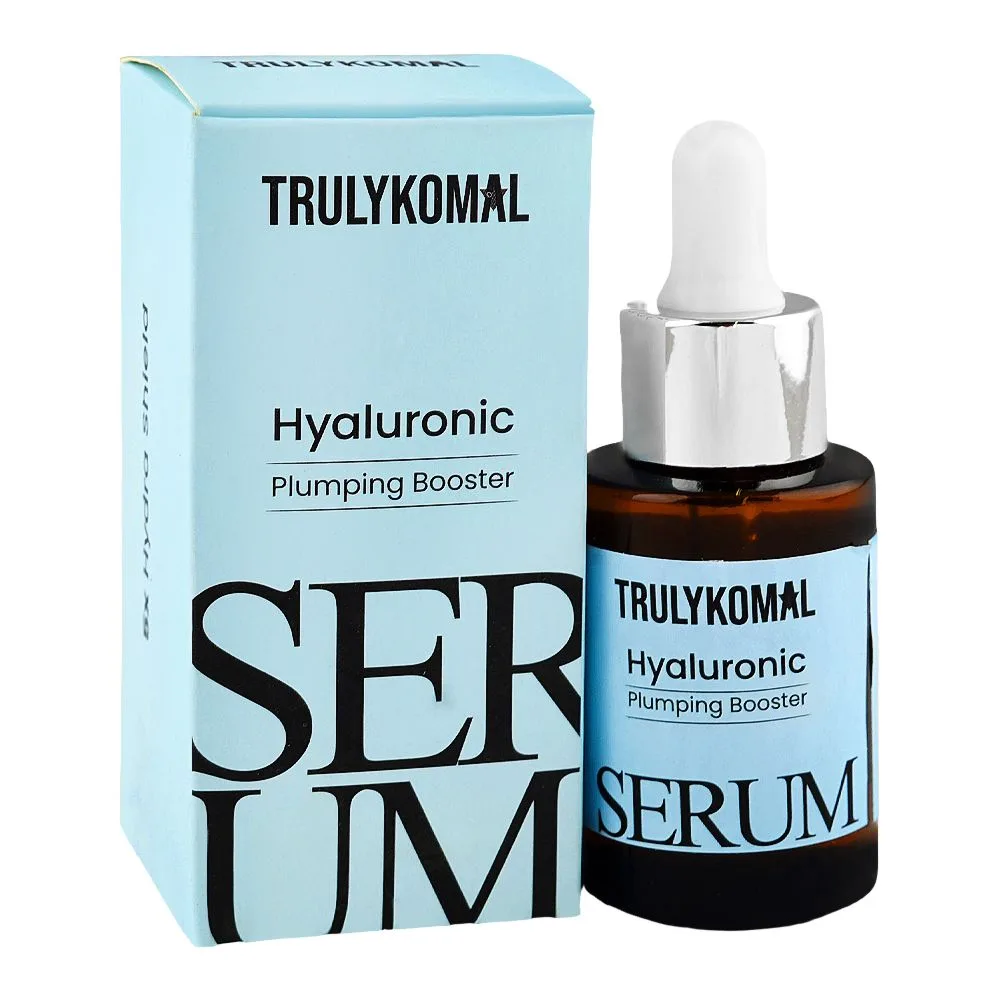 Truly Komal Hyaluronic Plumping Booster Serum, All Types Of Skin, 30ml