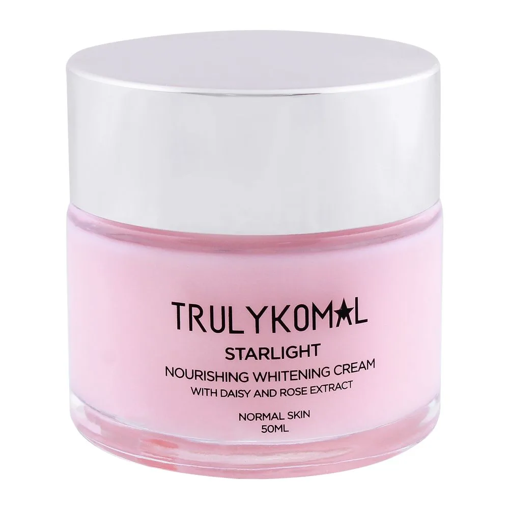 Comfortable casual truly komal starlight nourishing whitening cream, 50ml