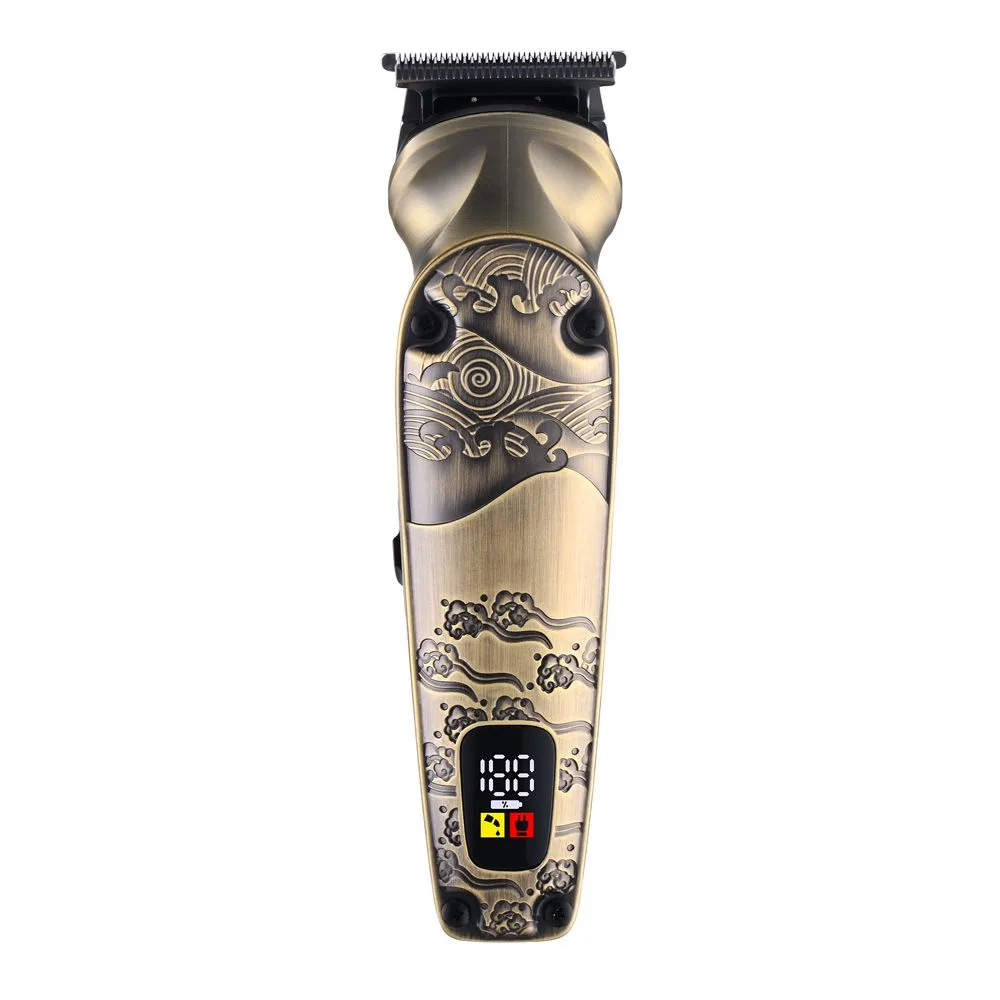 Comfortable casual tune classic vintage high-precision beard trimmer, ipx6 waterproof, 1200mah battery, 180 minutes runtime, tr-401