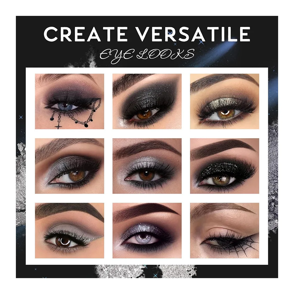 Ucanbe Black Meteors Eyeshadow Palette 15-Pack , STUB061_09 packaging image