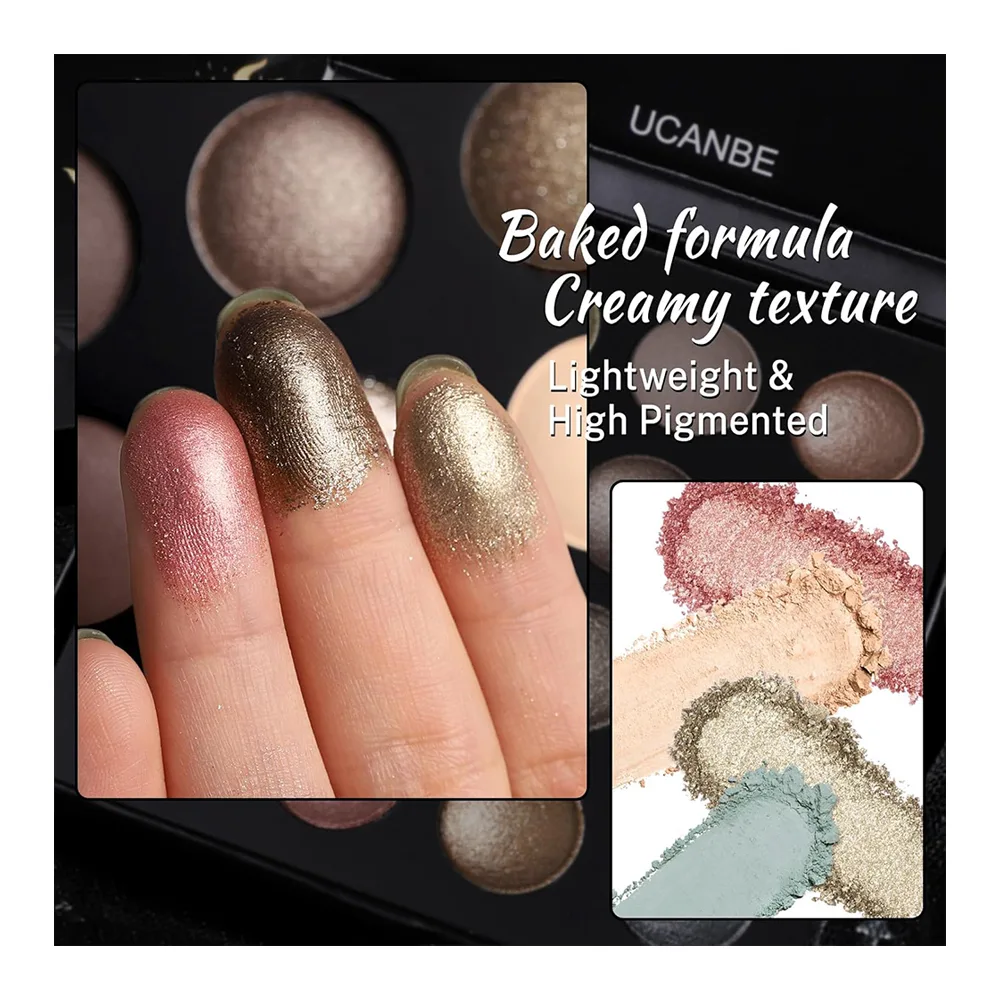 Ucanbe Sunkissed Classic Baked Formula Eyeshadow Palette 16-Pack , STUB158 packaging image