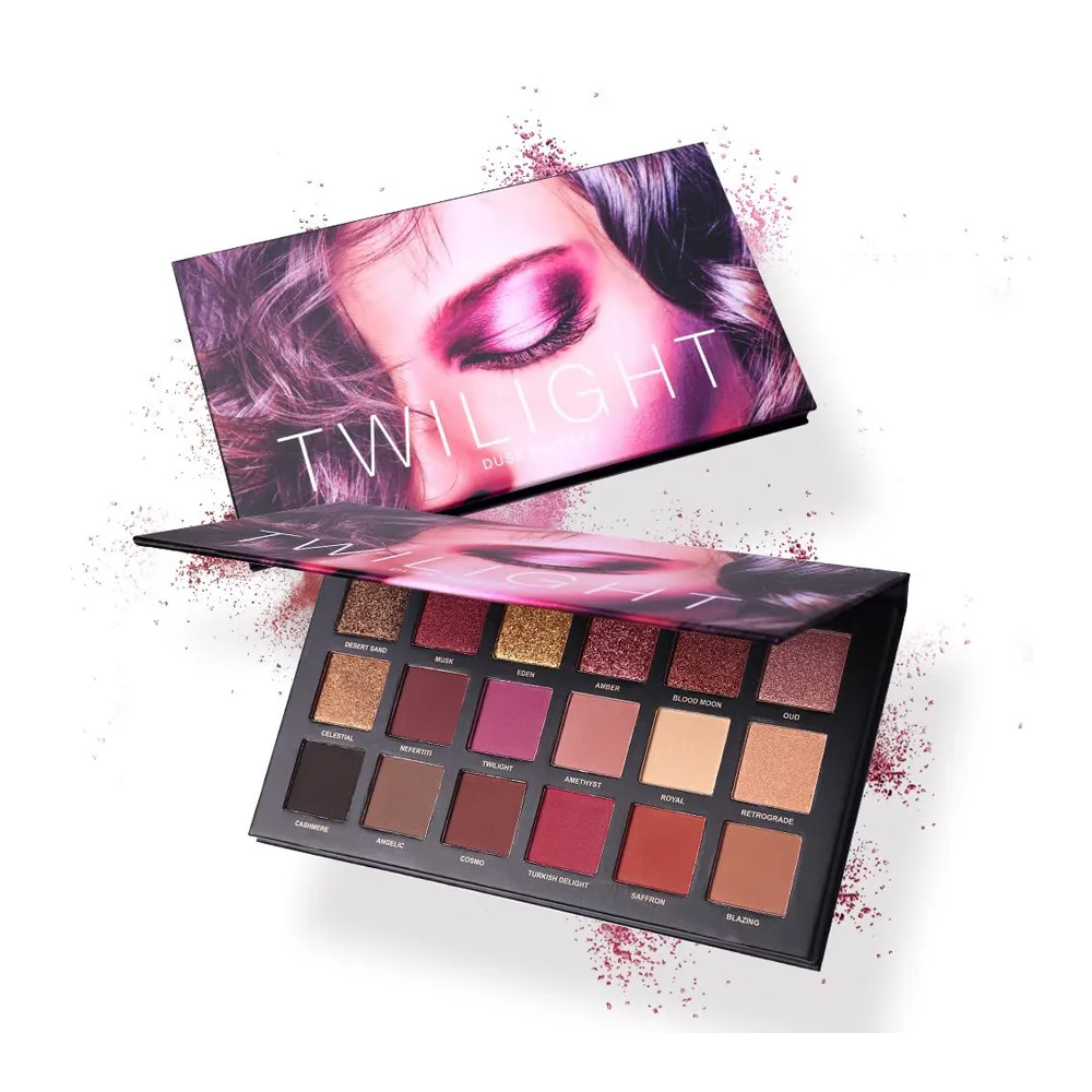 Ucanbe Twilight Dusk Eyeshadow Palette 18-Pack , STUB018_02 close up view