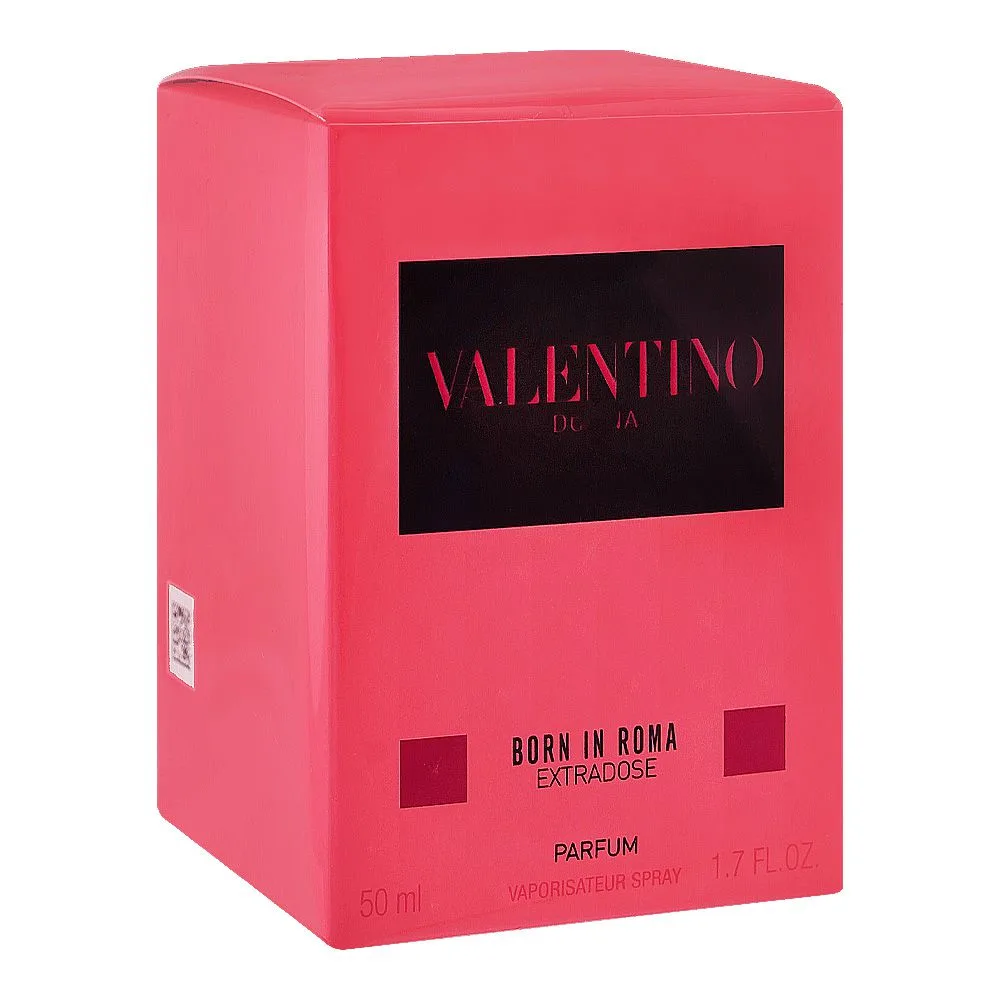 Side view of valentino donna born in roma extradose parfum, for women, 50ml