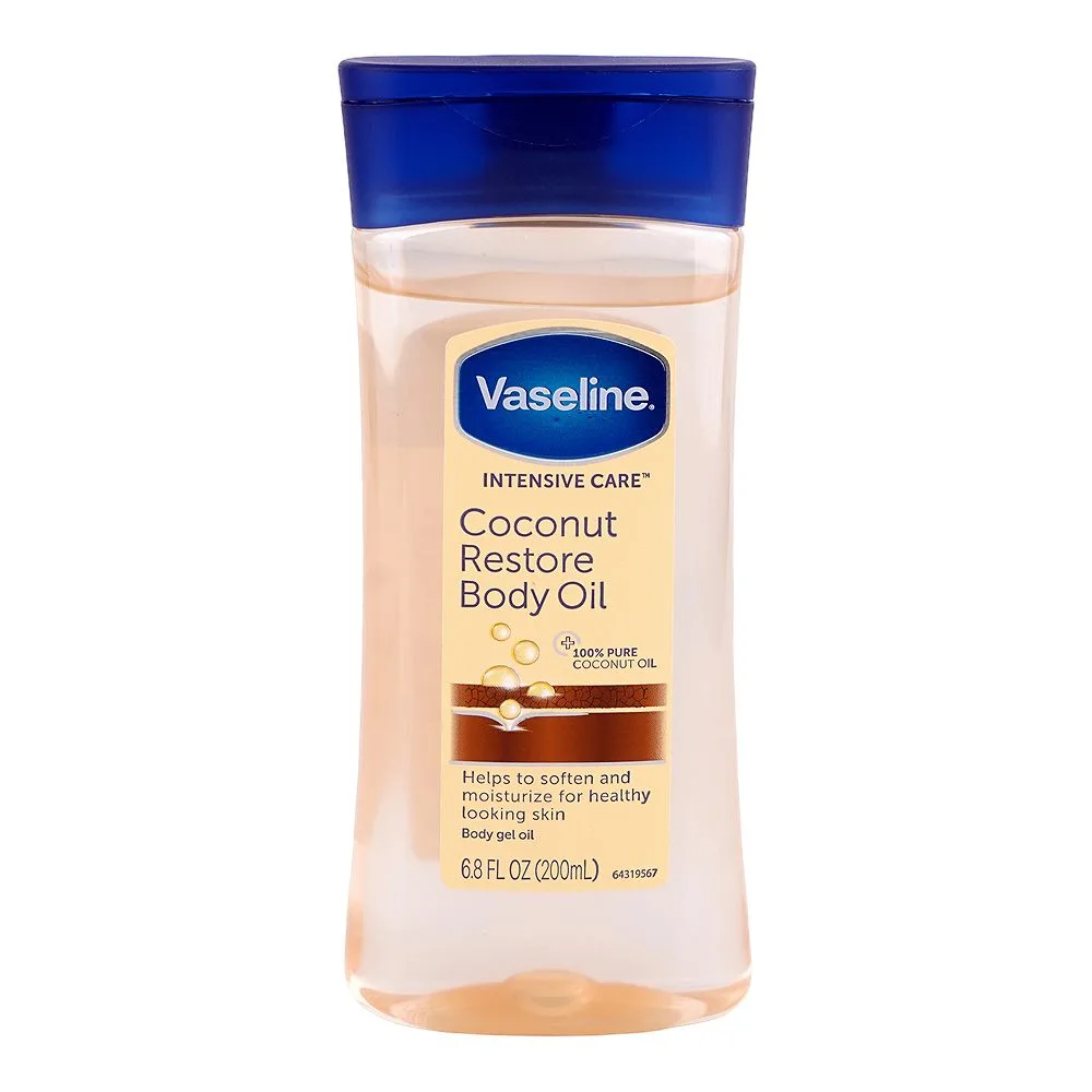 Vaseline Intensive Care Coconut Restore Body Oil, 200ml