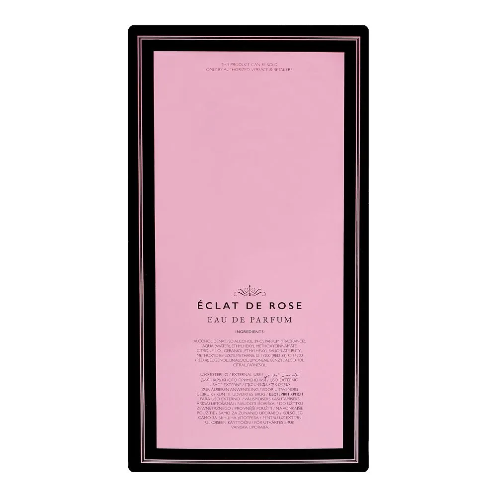 Comfortable casual versace atelier eclat de rose, eau de parfum, for men & women, 100ml