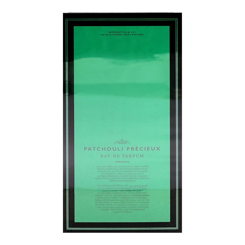 Comfortable casual versace atelier patchouli precieux, eau de parfum, for men & women, 100ml