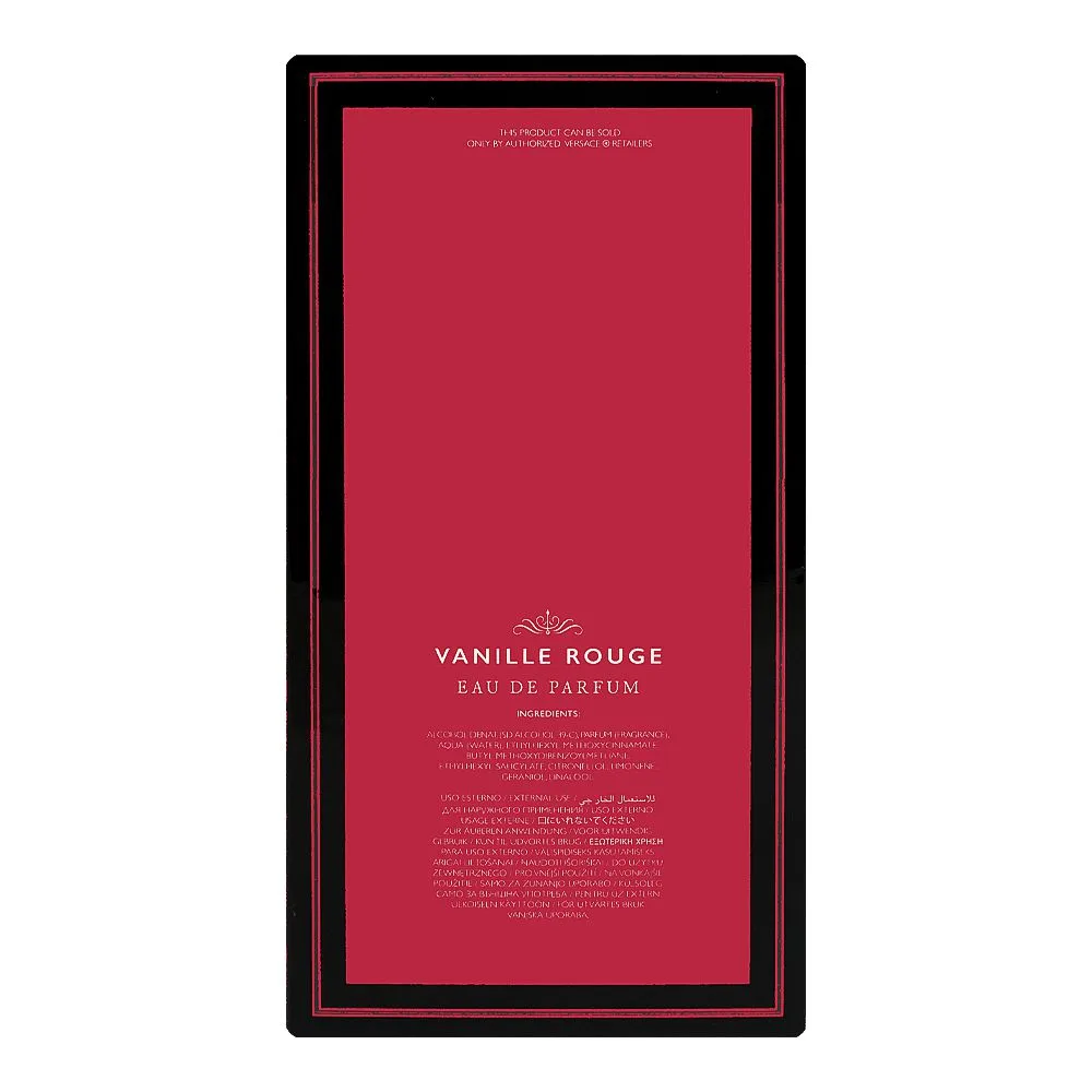 Comfortable casual versace atelier vanille rouge, eau de parfum, for men & women, 100ml