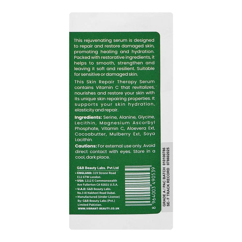 Comfortable casual vibrant beauty skin repair therapy skin repair serum, 30ml