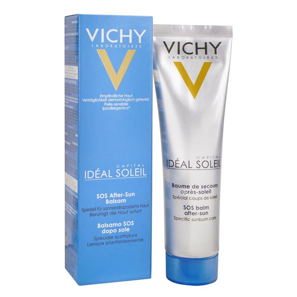 Vichy Capital Ideal Soleil After Sun SOS Balm Body Moisturizer, For All Skin Types, 100ml