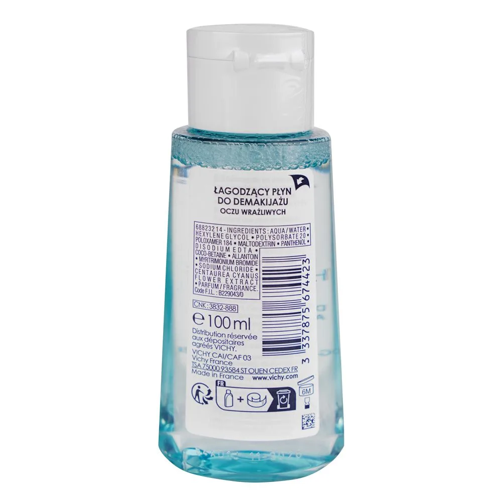 Comfortable casual vichy purete thermale soothing eye make-up remover, for sensitive eyes, 100ml