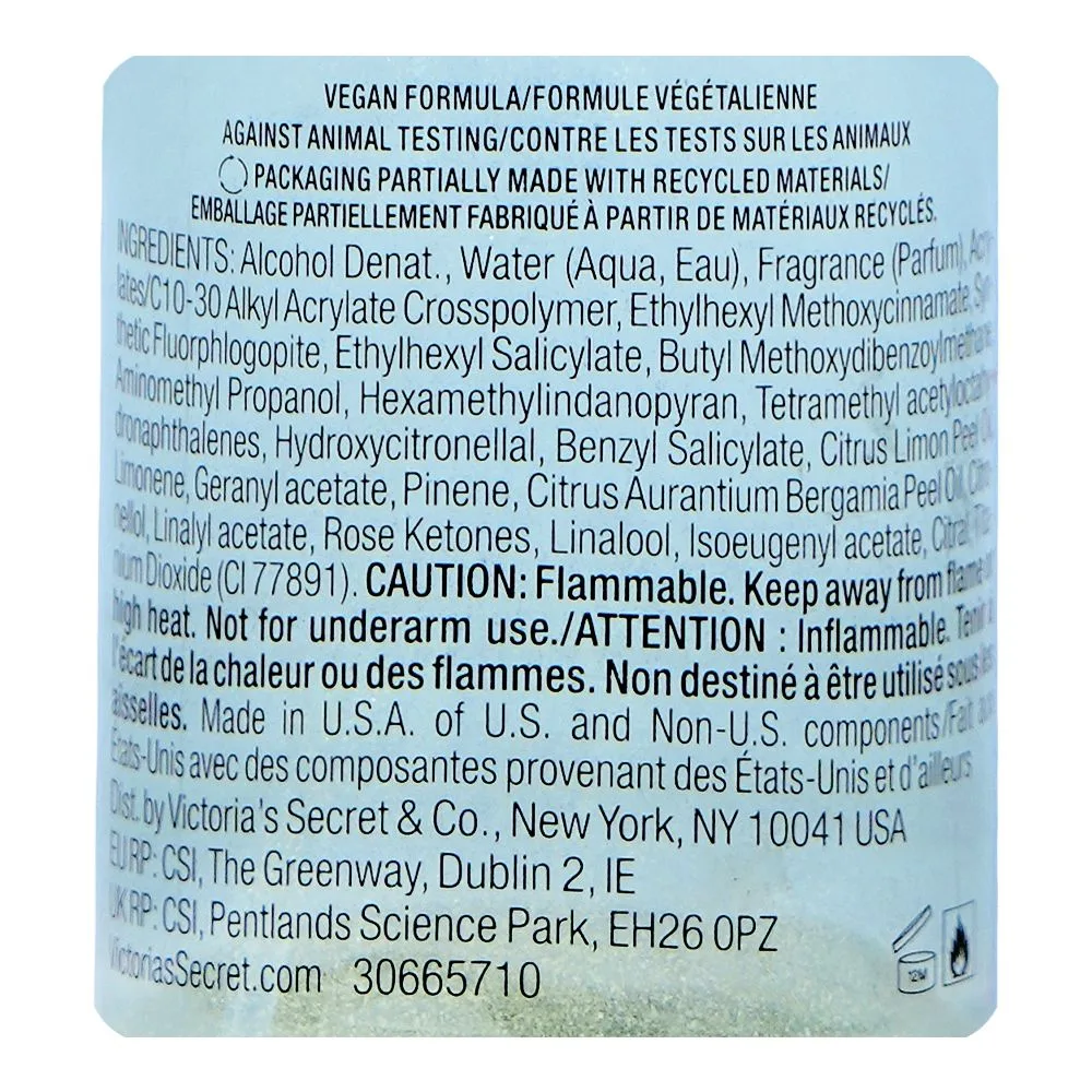 Comfortable casual victoria's secret aqua kiss shimmer fragrance mist, for women, 250ml