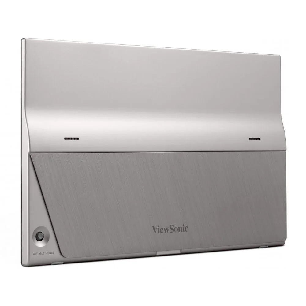 Side view of viewsonic 16" usb-c multi-touch portable led monitor, td1655