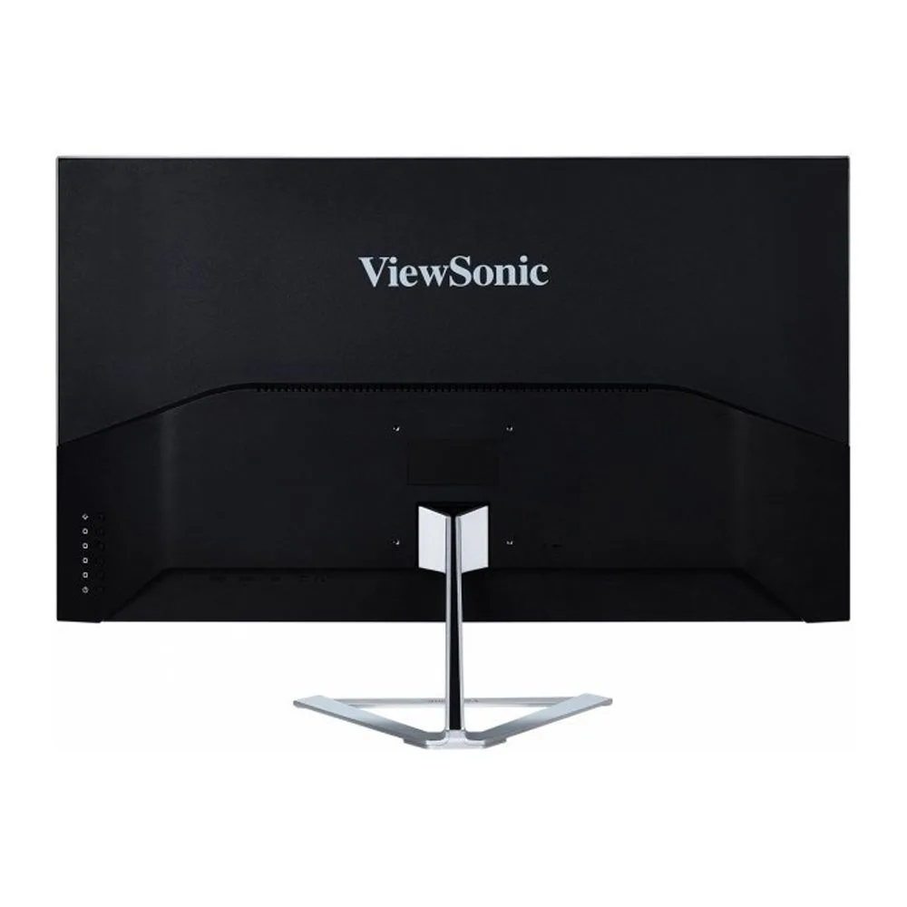 Side view of viewsonic 32" ips qhd frameless entertainment led monitor, vx3276-2k-mhd-2