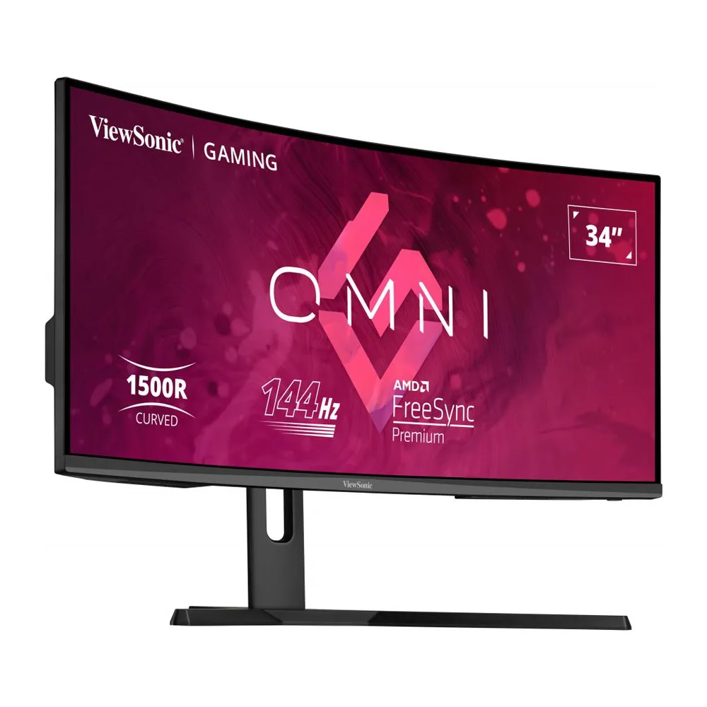 Comfortable casual viewsonic 34" ultrawide curved led gaming monitor, vx3418-2kpc