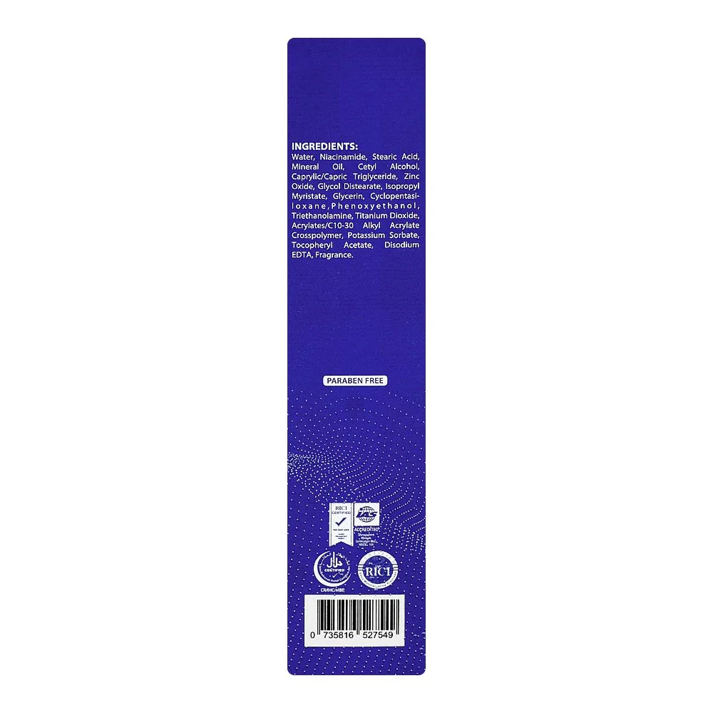 Comfortable casual vince men's 3x handsome cream with vitamin b3, non-greasy, paraben-free, vegan, 50ml