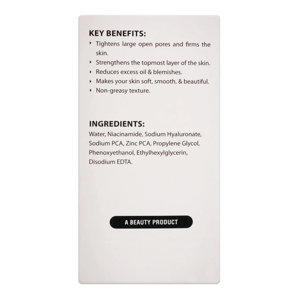 Comfortable casual vince pore tightening niacin amide + zinc serum, 30ml