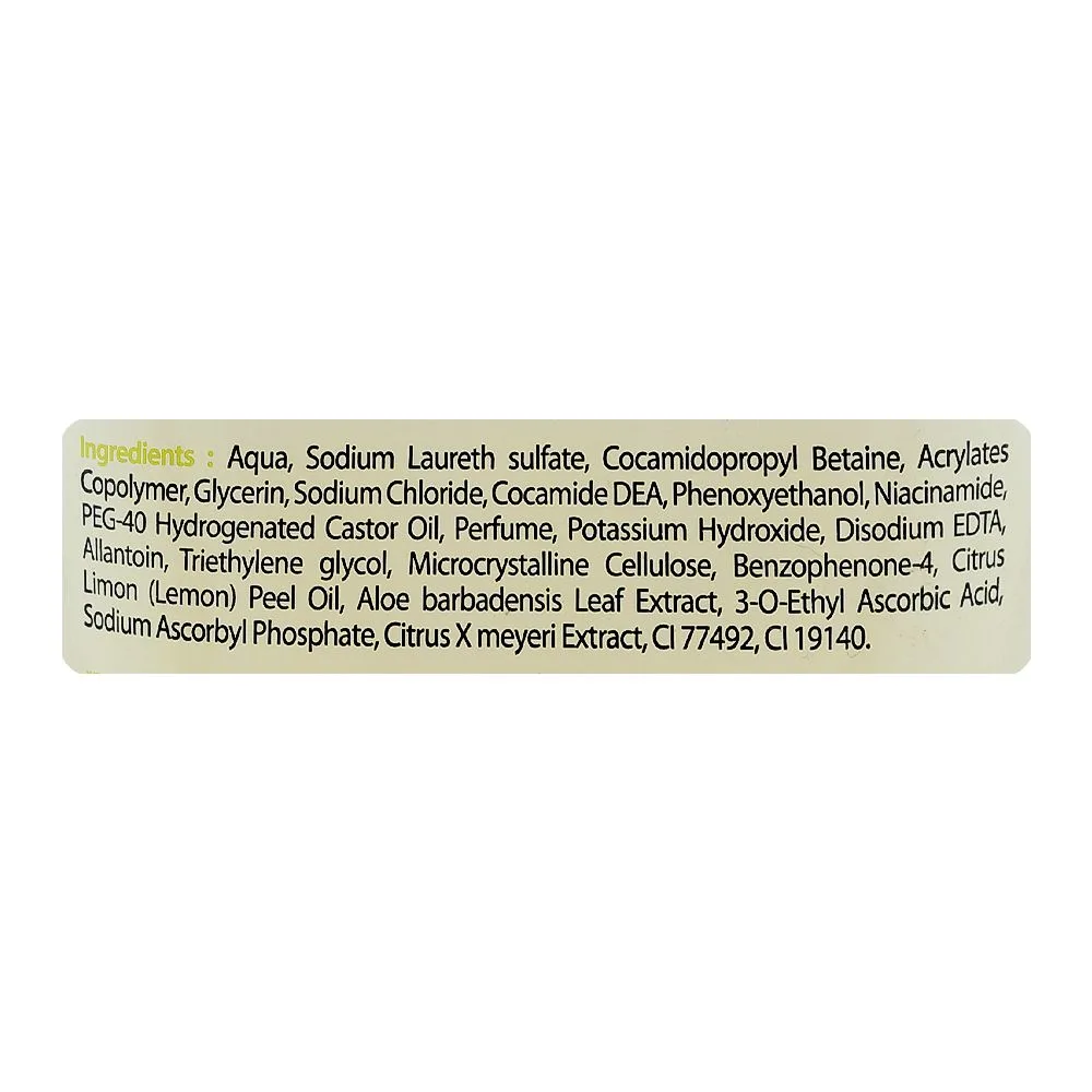 Comfortable casual vlcc bright glow serum face wash with vitamin c & meyer lemon, 150ml