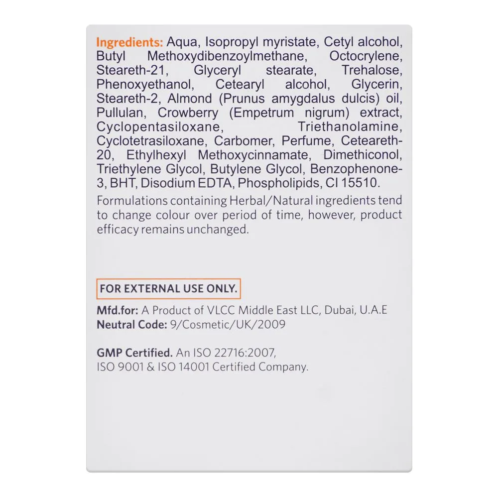 Comfortable casual vlcc natural sciences nourishing, anti ageing day cream, spf-25, 50ml