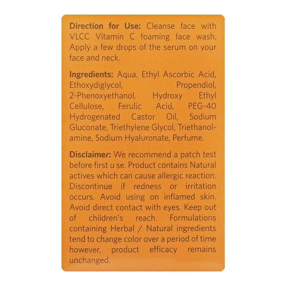 Comfortable casual vlcc natural sciences vitamin c glow boost serum, 30ml