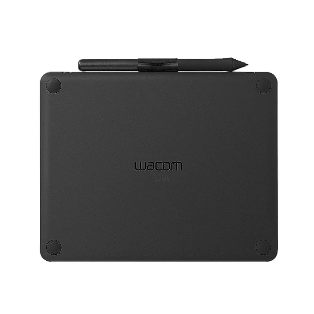 Side view of wacom intuos creative pen bluetooth tablet, black, ctl-4100wl/ko-c
