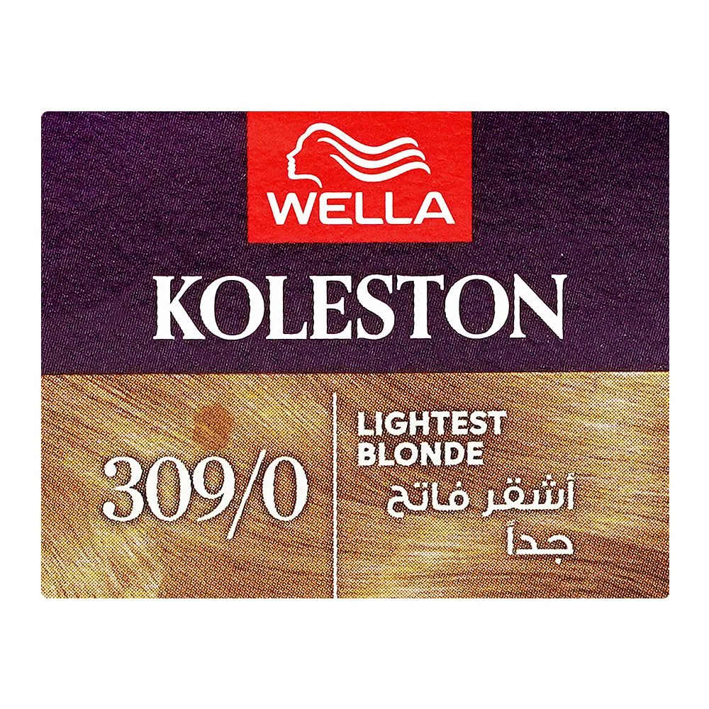 Front angle of wella koleston single, 309/0 lightest blonde