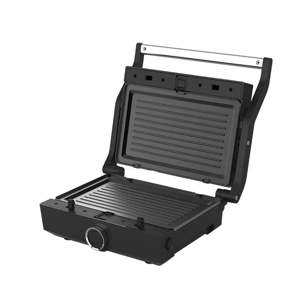 Side view of west point 3-in-1 sandwich toaster, 1000w, 220-240v, wf-6393