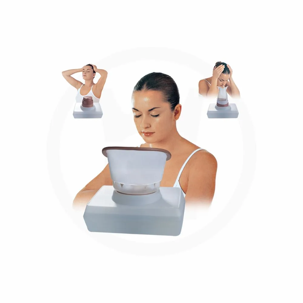 Close-up design of west point deluxe face steamer, wf-614