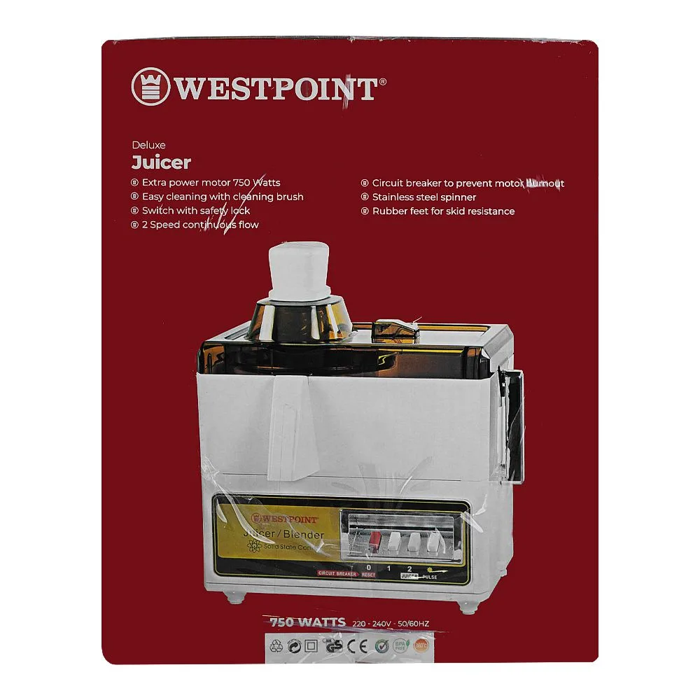 Comfortable casual west point deluxe juicer, 750w, wf-1186
