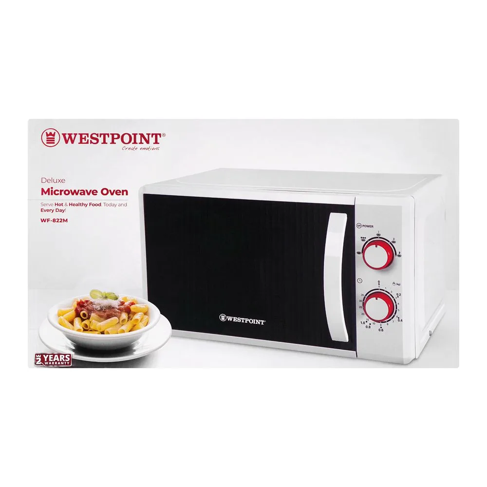 Comfortable casual west point deluxe microwave oven, 20 liters, wf-822